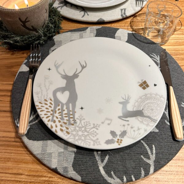 SOTTOPIATTO GREY DEER