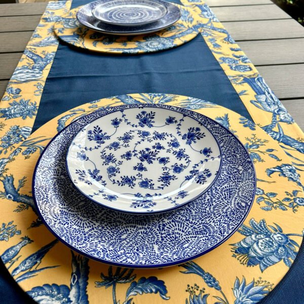 SOTTOPIATTO SAFFRON & INDIGO